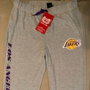 Los Angeles Lakers Gray Sleepwear Super Soft Pajama Pants
Size: Small